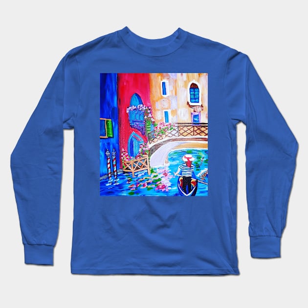 Venice,Italy Long Sleeve T-Shirt by Oregon333